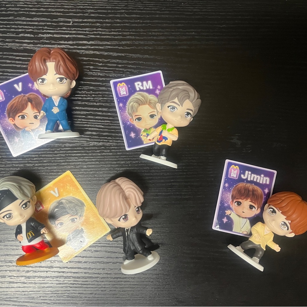 McDonald's happy meal BTS collectible Figures